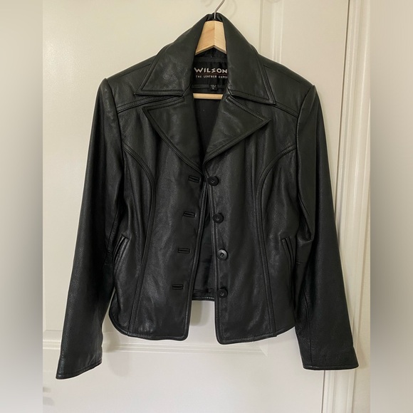 Women's Wilson Leather Jacket - Size Small - Picture 1 of 3